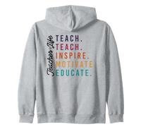 La Vie d'enseignant : Enseigner, Inspirer, motiver, éduquer Sweat à Capuche