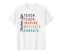 La Vie d'enseignant : Enseigner, Inspirer, motiver, éduquer T-Shirt