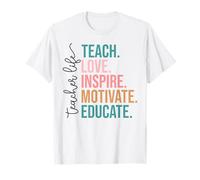 La Vie d'enseignant, l'enseignement, l'amour, l'inspiration, l'appréciation des Enseignants T-Shirt