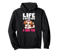 La Vie des Amoureux des Chiens est Meilleure avec Un Shih Tzu Sweat à Capuche