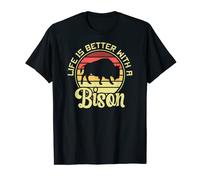 La vie des buffles est meilleure avec un bison Animal Bison T-Shirt