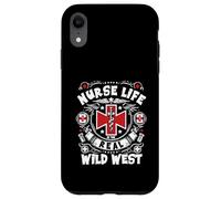 La Vie d'infirmière est Le véritable Dicton Infirmier du Far West Coque pour iPhone XR