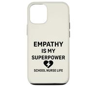 La vie d'infirmière scolaire - L'empathie est mon super pouvoir | Soutien aux étudiants Coque pour iPhone 12/12 Pro