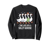 La Vie d'une oie Idiote, Blague Amusante et fantaisiste sur Les Animaux, Maman Sweatshirt