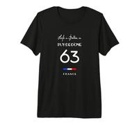 La Vie en PUY-DE-DÔME Numéro 63 Bas-Pays d'Auvergne France T-Shirt Haut de Gamme