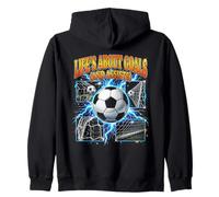 La Vie est à Propos des objectifs et Aide Les Joueurs de Football Sweat à Capuche