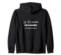 La Vie est Belle - La Vie est Belle - La Vida ES Hermosa Sweat à Capuche