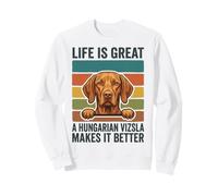 La Vie est Belle, Un Border Collie Le Rend Plus Amusant, amo Sweatshirt