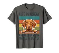 La Vie est Belle, Un Border Collie Le Rend Plus Amusant, amo T-Shirt
