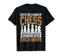 La Vie est comme Une Partie d'échecs - Vintage Chess Lover T-Shirt