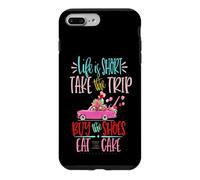 La Vie est Courte Faites Le Voyage Achetez Les Chaussures Mangez Le gâteau Coque pour iPhone 7 Plus/8 Plus