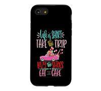 La Vie est Courte Faites Le Voyage Achetez Les Chaussures Mangez Le gâteau Coque pour iPhone SE (2020) / 7/8