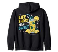 La Vie est Courte, Rendez-la Douce avec du Citron Sweat à Capuche