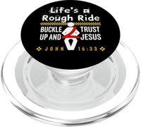La Vie est Difficile, Fais Confiance à Jésus (Jean 16:33) PopSockets PopGrip pour MagSafe