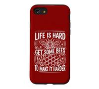 La Vie est Dure, Trouvez des Abeilles pour la Rendre Plus Difficile Un Apiculteur Amusant Coque pour iPhone SE (2020) / 7/8