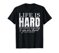 La Vie est Encore Plus Difficile Quand Vous êtes des Hommes et des Femmes stupides et rétro T-Shirt