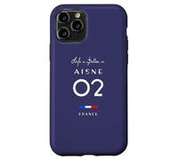 La vie est meilleure à AISNE Numéro 02 Hauts de France Coque pour iPhone 11 Pro