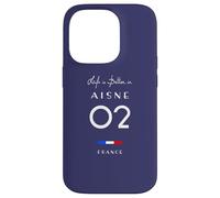 La vie est meilleure à AISNE Numéro 02 Hauts de France Coque pour iPhone 14 Pro