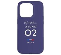 La vie est meilleure à AISNE Numéro 02 Hauts de France Coque pour iPhone 15 Pro