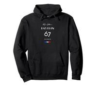 La Vie est Meilleure à Bas-RHIN Numéro 67 Alsace France Sweat à Capuche