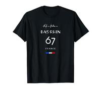 La Vie est Meilleure à Bas-RHIN Numéro 67 Alsace France T-Shirt