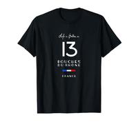 La Vie est Meilleure à BOUCHES-du-RHÔNE Numéro 13 France T-Shirt Graphique avec Valeur