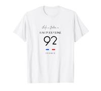 La Vie est Meilleure à Hauts-DE-Seine Numéro 92 Nanterre Paris T-Shirt