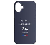La Vie est Meilleure à HÉRAULT Numéro 34 Occitanie France Coque pour iPhone 16 Plus