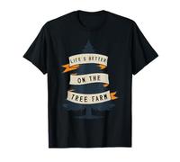 La Vie est Meilleure à la Ferme arboricole T-Shirt