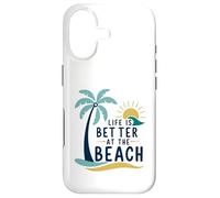 La Vie est Meilleure - à la Plage Apparel Summer Surfer Men Coque pour iPhone 17