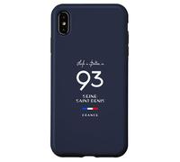 La Vie est Meilleure à Seine-Saint-Denis Numéro 93 France Coque pour iPhone XS Max