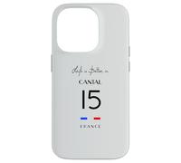 La Vie est Meilleure au CANTAL numéro 15 Aurillac Auvergne France Coque pour iPhone 14 Pro