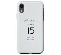 La Vie est Meilleure au CANTAL numéro 15 Aurillac Auvergne France Coque pour iPhone XR