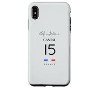 La Vie est Meilleure au CANTAL numéro 15 Aurillac Auvergne France Coque pour iPhone XS Max