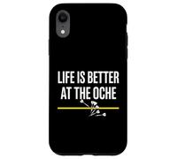 La Vie est Meilleure au Design du Lanceur de fléchettes Oche Coque pour iPhone XR
