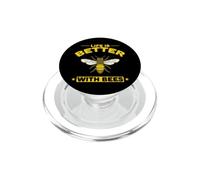 La Vie est Meilleure avec Bees Nature in Harmony PopSockets PopGrip pour MagSafe