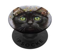 La Vie est Meilleure avec Cats for Cat Loving Girls Women Moms PopSockets PopGrip Adhésif