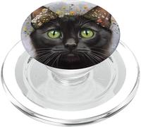 La Vie est Meilleure avec Cats for Cat Loving Girls Women Moms PopSockets PopGrip pour MagSafe