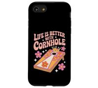 La Vie est Meilleure avec Cornhole Fun Lovers Coque pour iPhone SE (2020) / 7/8