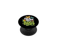 La Vie est Meilleure avec des Insectes rampants effrayants et de Belles Ailes PopSockets PopGrip Adhésif