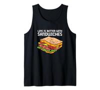 La Vie est Meilleure avec des sandwichs - Sandwich Foodie Débardeur