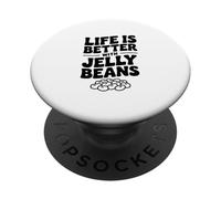 La Vie est Meilleure avec Jelly Beans Fun Candy Lover PopSockets PopGrip Adhésif
