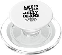 La Vie est Meilleure avec Jelly Beans Fun Candy Lover PopSockets PopGrip pour MagSafe