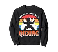 La Vie Est Meilleure avec Le Qigong Zen Sweatshirt