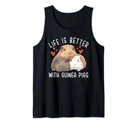 La Vie est Meilleure avec Les cochons d'Inde, Mignon Amoureux des cochons d'Inde Débardeur