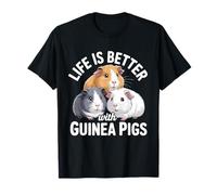 La Vie est Meilleure avec Les cochons d'Inde T-Shirt