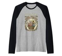 La Vie est Meilleure avec Les Plantes - Amoureux des Fleurs Manche Raglan