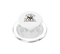 La Vie est Meilleure avec Les singes-araignées, Un passionné de singes Amusants PopSockets PopGrip pour MagSafe