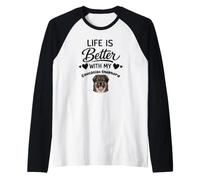 La Vie Est Meilleure avec Mon Chien Berger du Caucase Manche Raglan