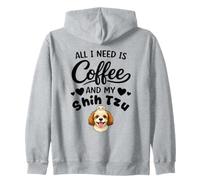 La Vie Est Meilleure avec Mon Chien Shih Tzu Sweat à Capuche